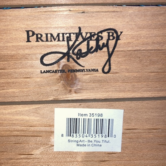 🌼PRIMITIVES BY KATHY Butterfly Woven BE.YOU.TIFUL Wood Decor - Picture 5 of 5
